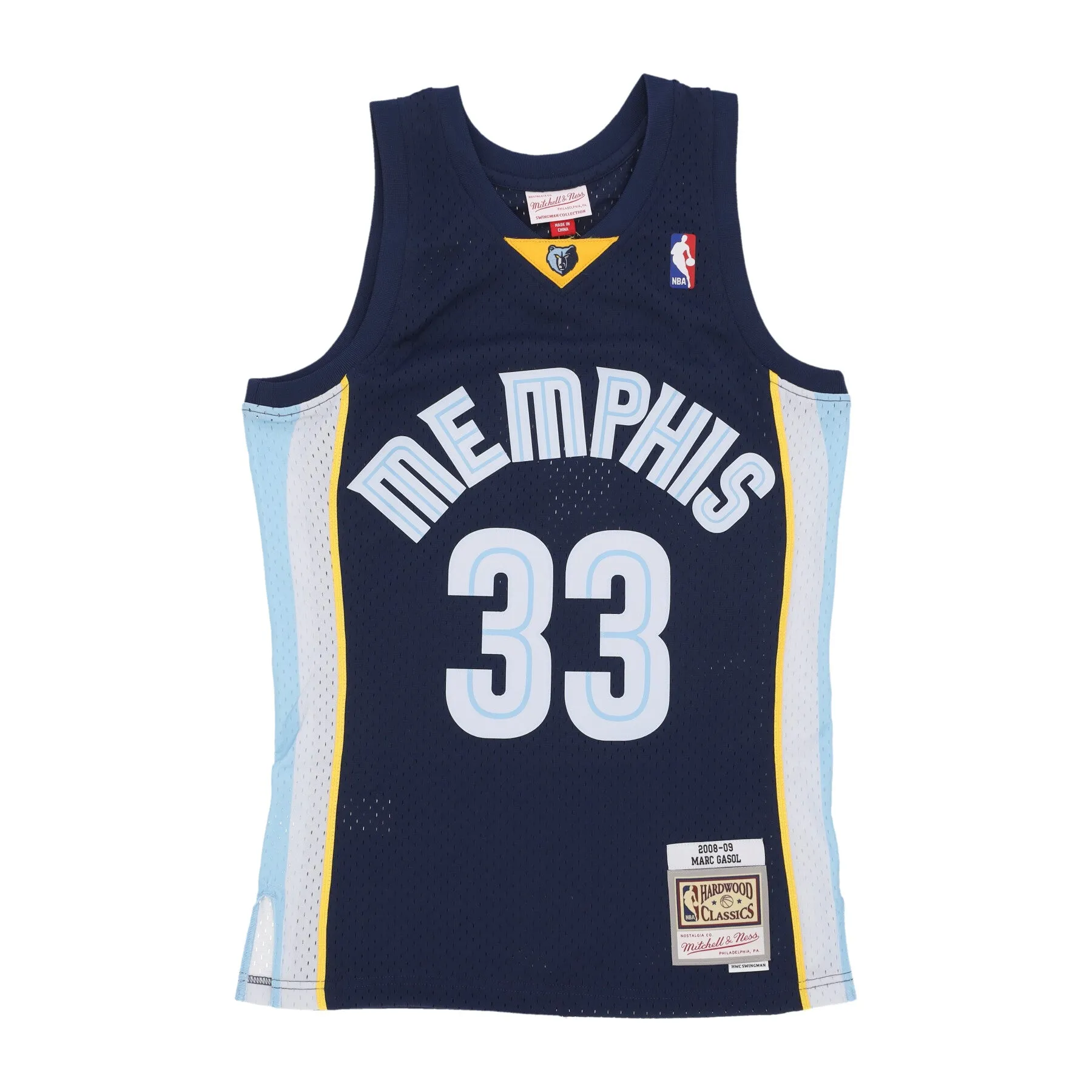 Canotta Basket Uomo Nba Dark Jersey 2008 No 33 Marc Gasol Memgri Original Team Colors