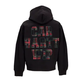 Felpa Cappuccio Uomo Wiles Hooded Black