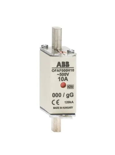 Fusibile con linguette, ABB, 63A, fusibile 79 x 21 x 53mm, standard CE 500V