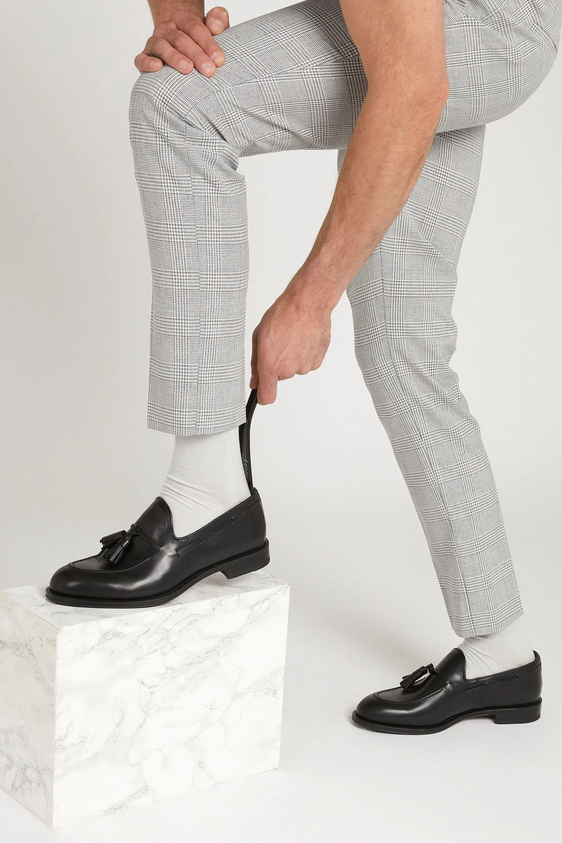 Jones Bootmaker Nero - Cannon Street - Mocassini Uomo fatti a mano