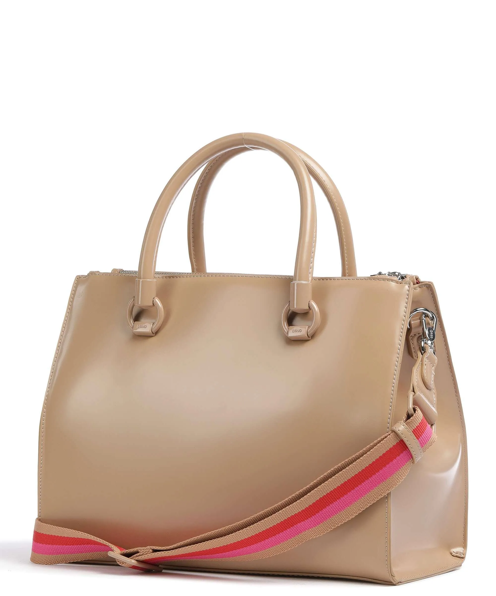  Liu Jo Manhattan Borsa a mano pelle sintetica marrone chiaro  