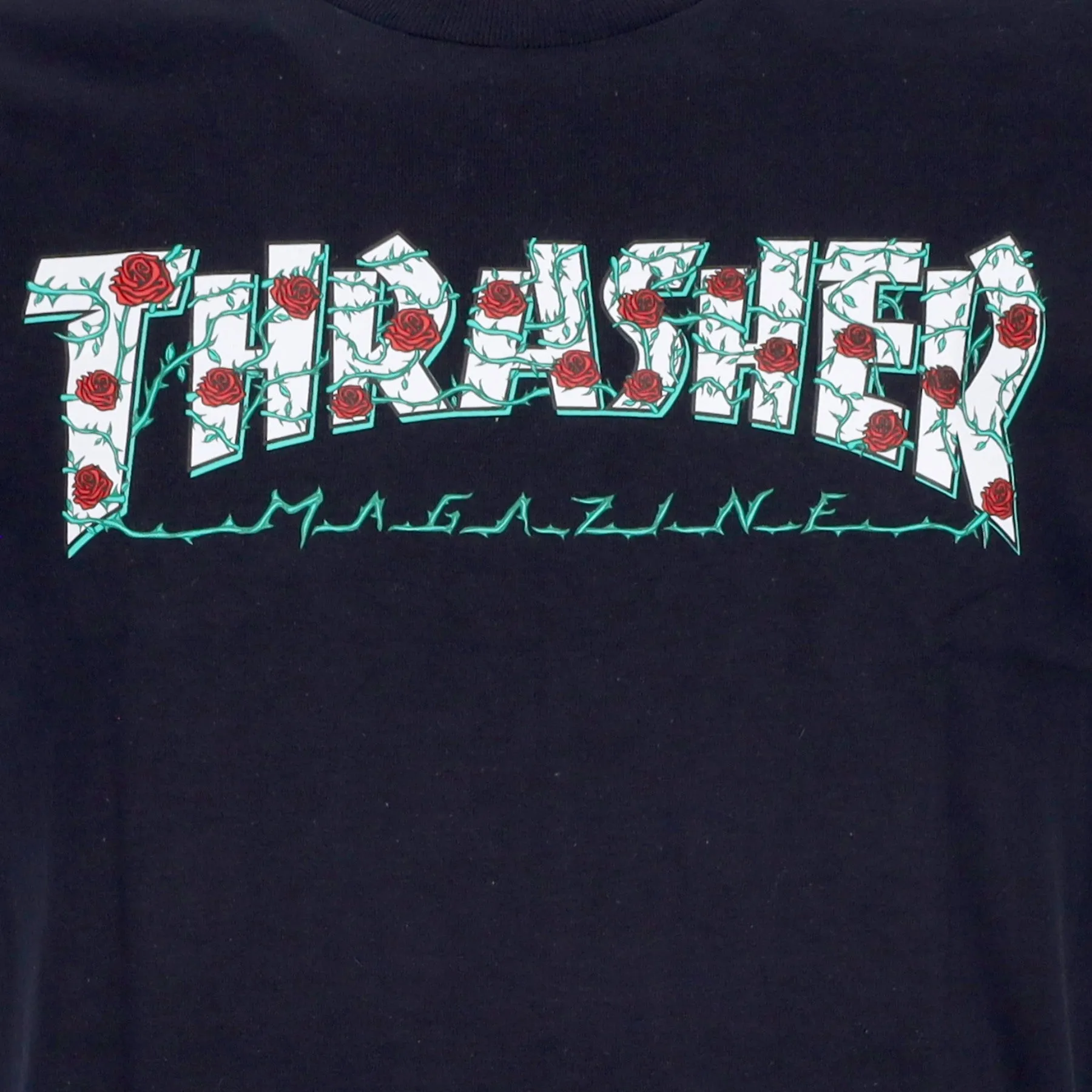 Maglietta Uomo Roses Tee Black