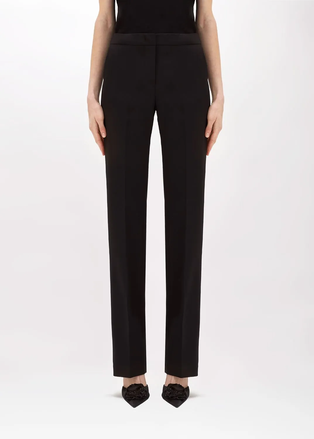Pantaloni in cady stretch blugirl