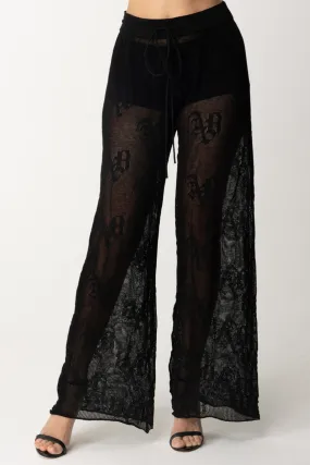 Pantaloni in rete Gotic Black