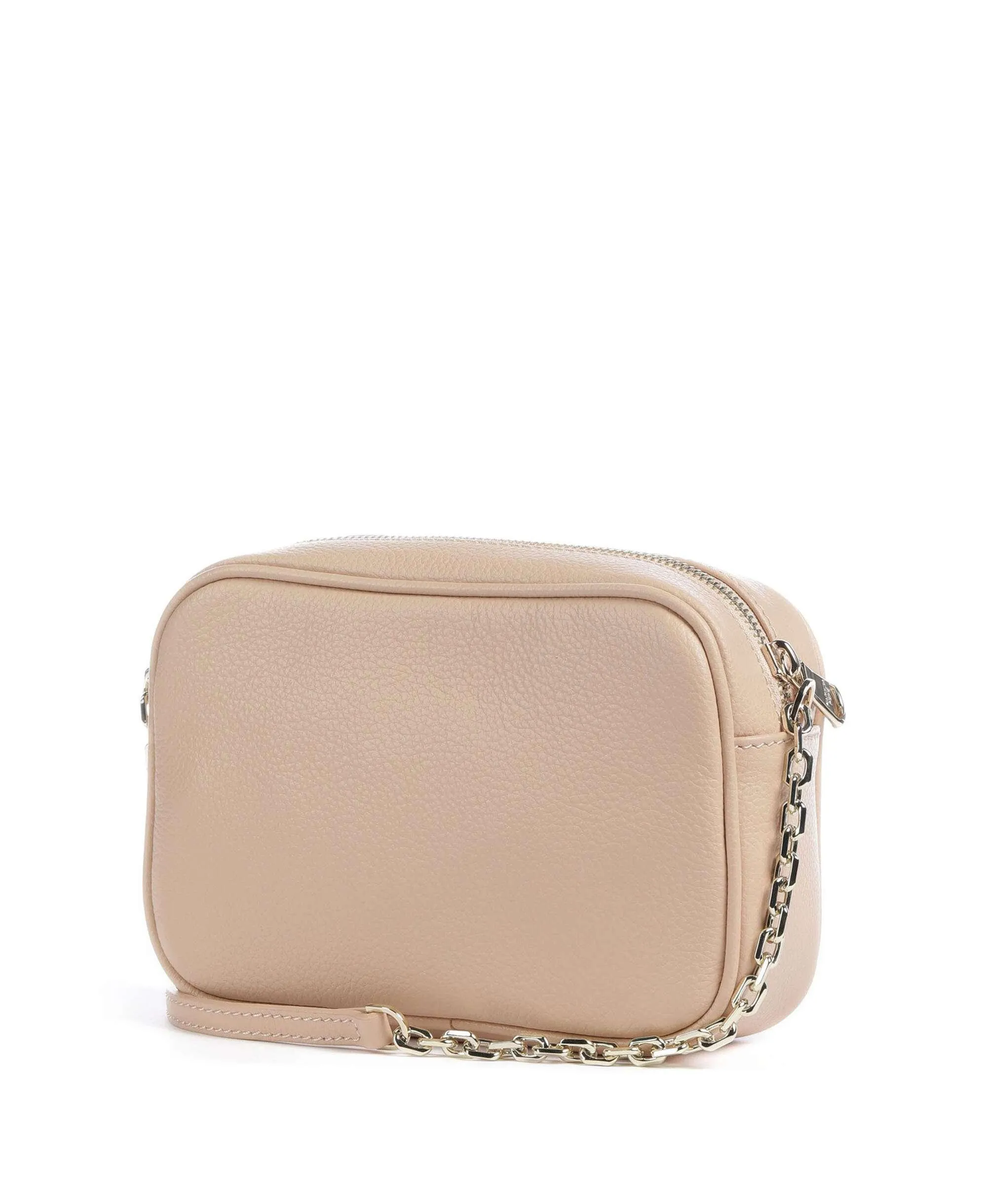  Patrizia Pepe Borsa a tracolla pelle di vitello grana beige  