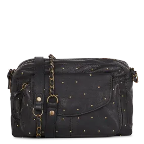  PIECES   NAINA - Borsa a tracolla in pelle | Nero