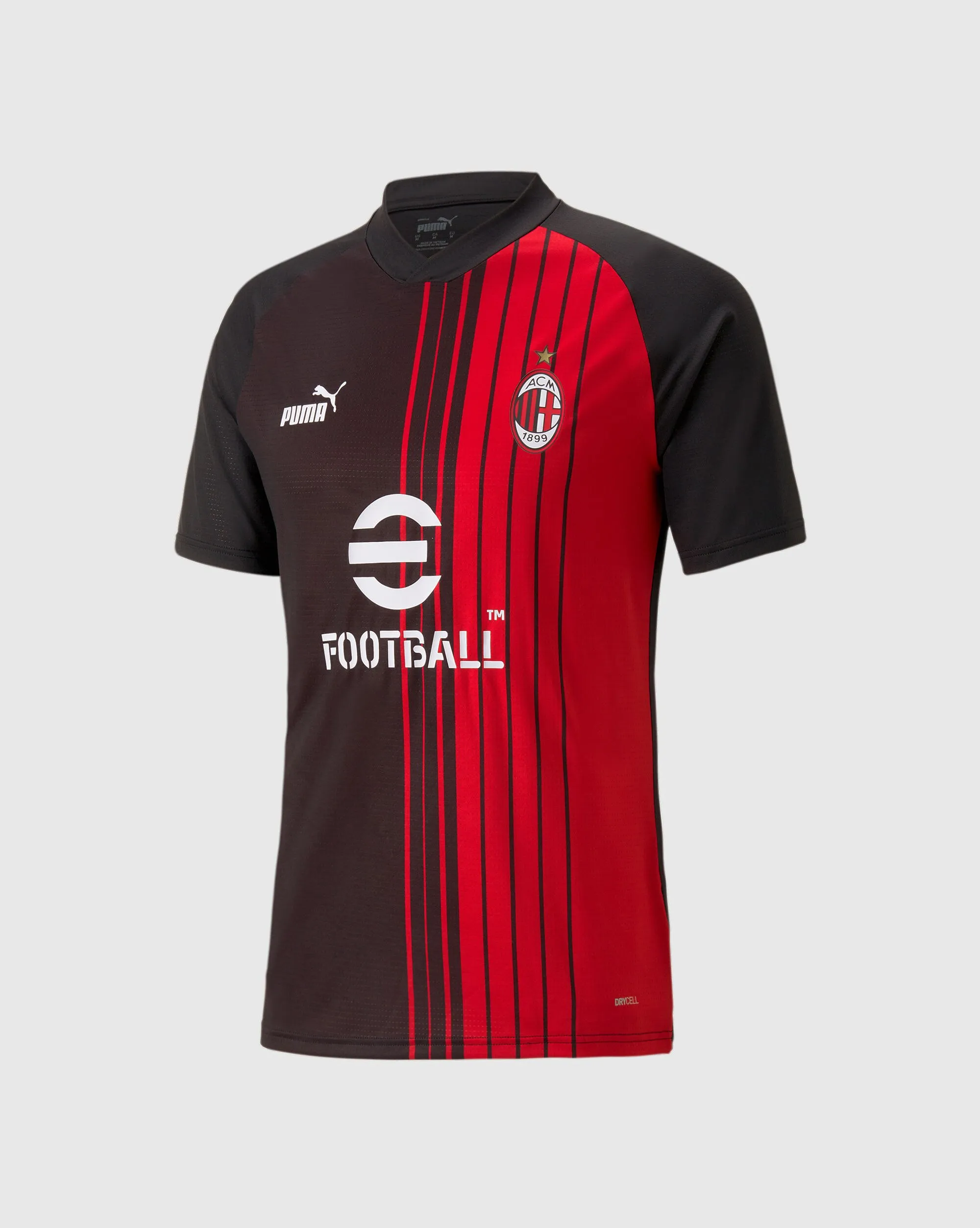 Puma Maglia pre-gara Prematch A.C. Milan Nero Uomo