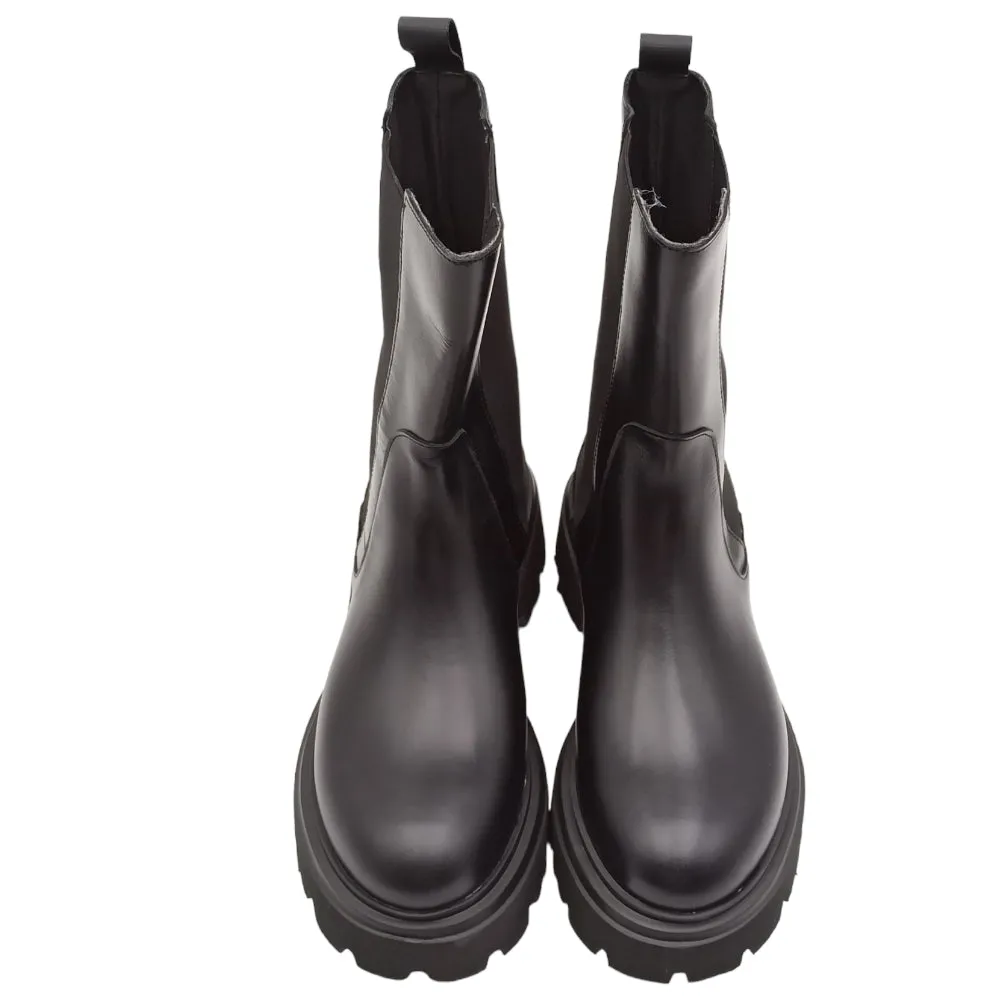 Stivaletto Beatles Frau 85L5 seta nero