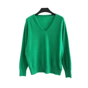 Top pullover lavorato a maglia autunno inverno senza cuciture Top maglione allentato top lavorato a maglia abbigliamento donna